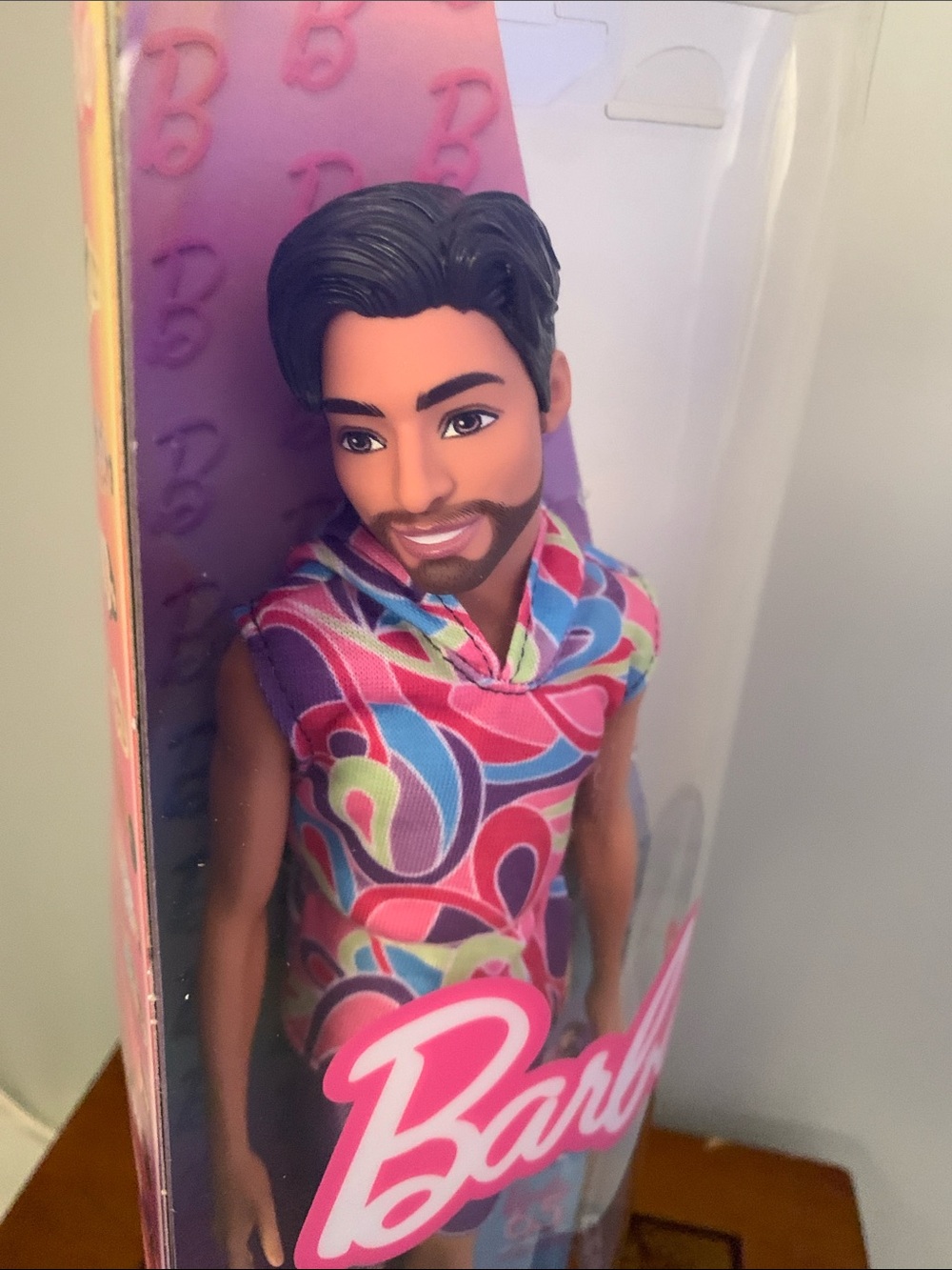 Fashionista 227 Ken 65th Anniversary Head Swap Beard Brunette MtoM New Head
